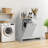 Tilted Laundry Hamper With Removable Baskets For Efficient Sorting And Space-Saving Storage.