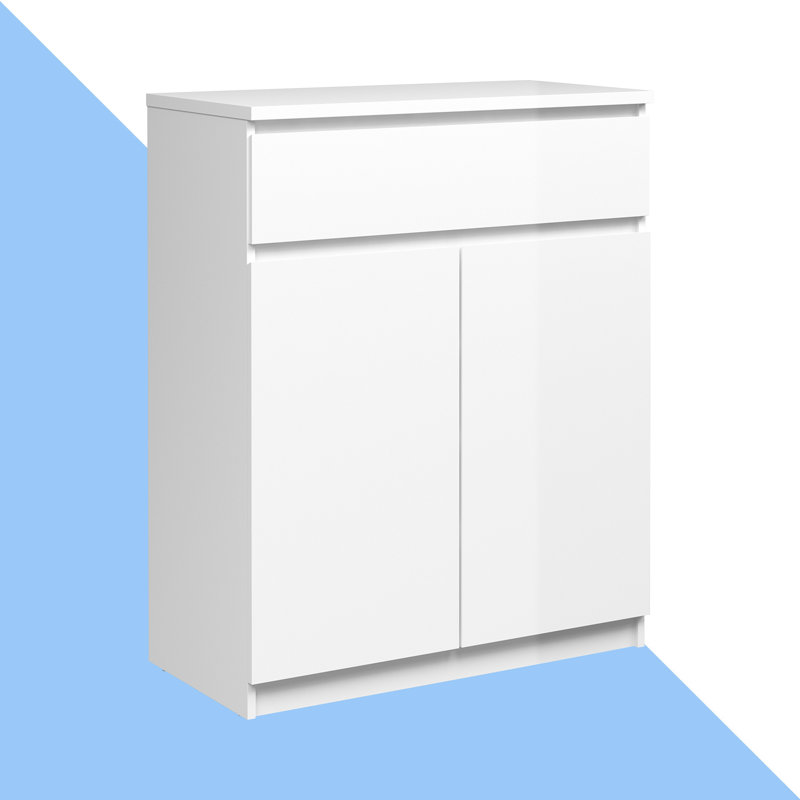 Caton Sideboard, White High Gloss