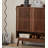 Modern Simple Light Fence Door Large Capacity Shoe Storage