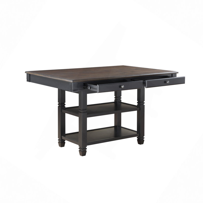 Table de comptoir 1Pc avec tiroirs de rangement 2X présentoirs et meubles de salle à manger