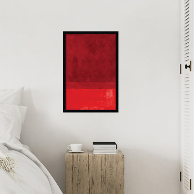 «Minimal Watercolor # 2» par Jay Stanley, impression sur bois encadrée