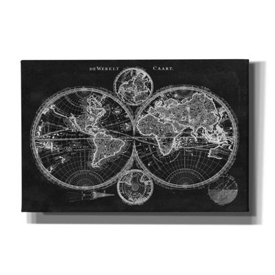" Charcoal World Map " by Studio W