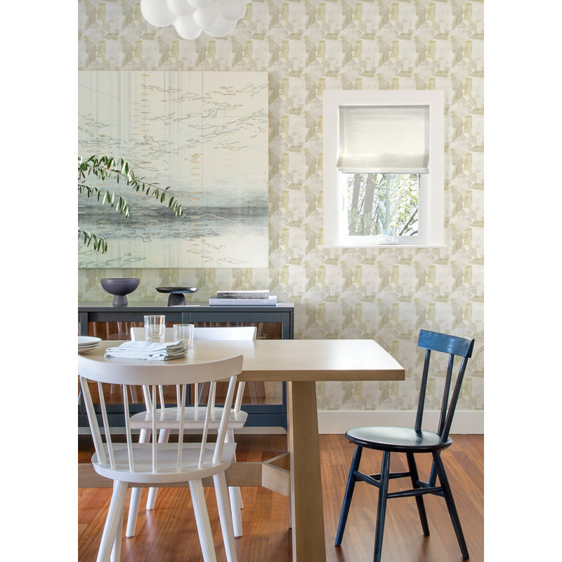 Rouleau de papier peint L 33 pi x l 20,5 po Eunice Perrin Gem, Beige