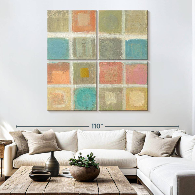 Avery Sea Glass Mosaic Tile, 74" H x 74" W