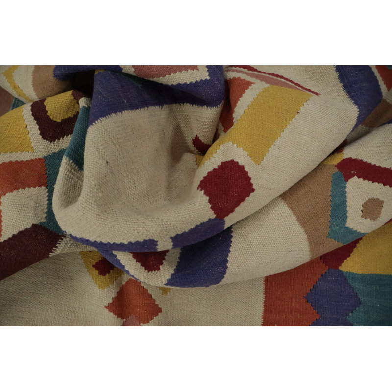 Tapis turc géométrique Kilim 5 x 18