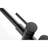 Freestanding Tub Filler Matte Black With Handheld Shower And 360 Degree Rotatable Hose, Stainless Steel, Floor Mounted Control Head,-118036829