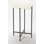 Nigella Square Marble & Metal Side Table
