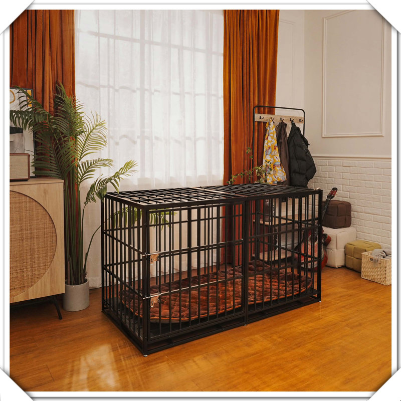 Caisse pour chien robuste en métal robuste