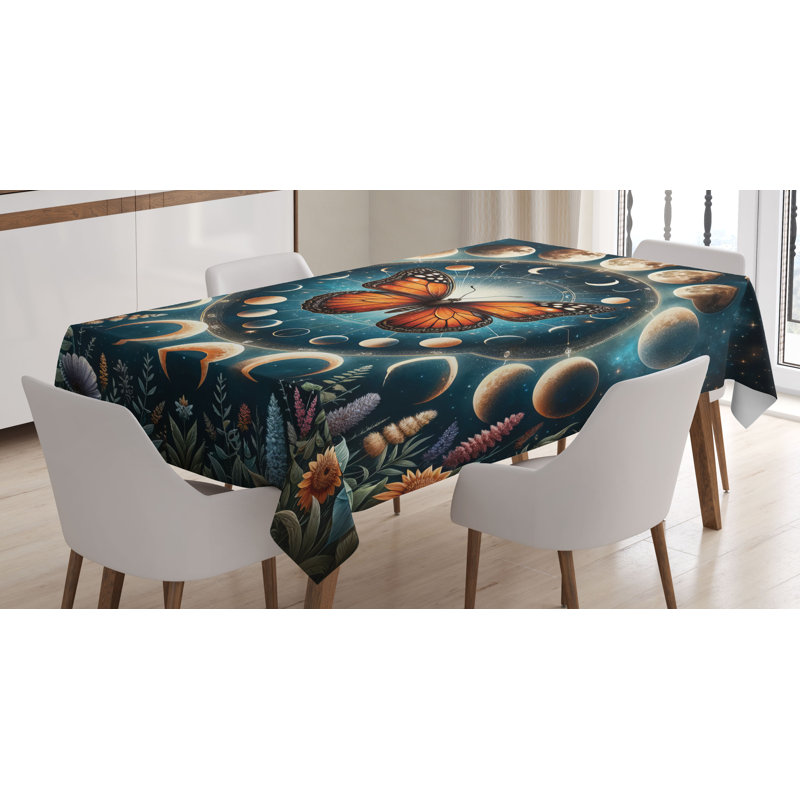 Montvale Rectangle No Pattern Microfiber Tablecloth, 84" Rectangle