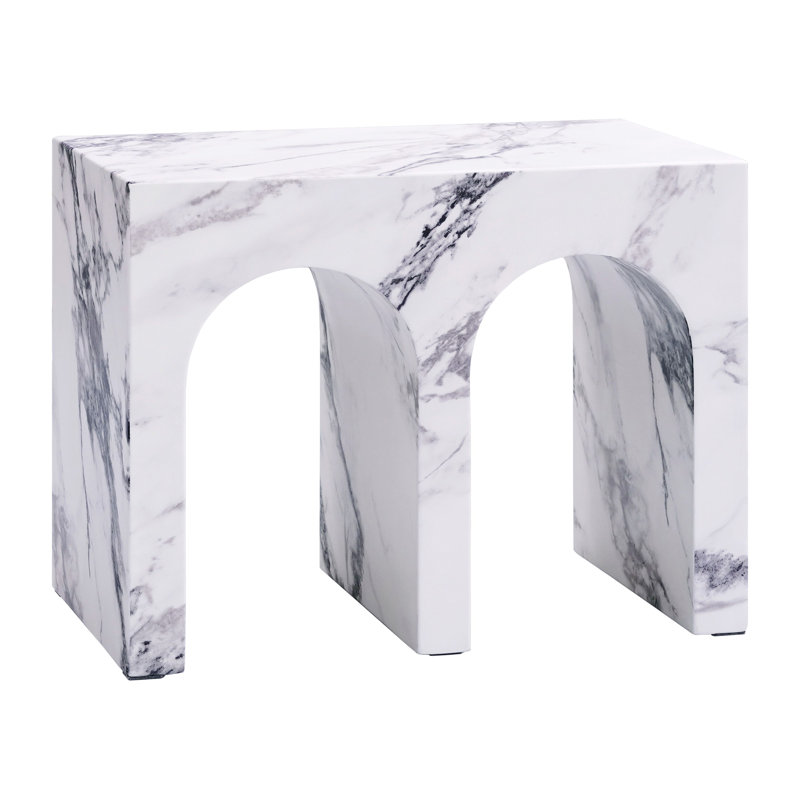 End Table, Engineered Stone Finish