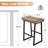 Faux Leather Wide Cushion Bar Stool With Metal Frame-2033878892