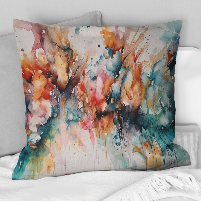 Captivating Boho Dance III - Coussin décoratif à imprimé abstrait
