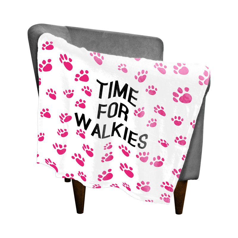  Couverture Time for Walkies, l 30 po x L 40 po