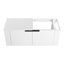 Ensemble de meuble-lavabo 48 po pour grand espace, ensemble d'armoires modernes, blanc