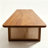 Brown Solid Wood Rectangular Coffee Table