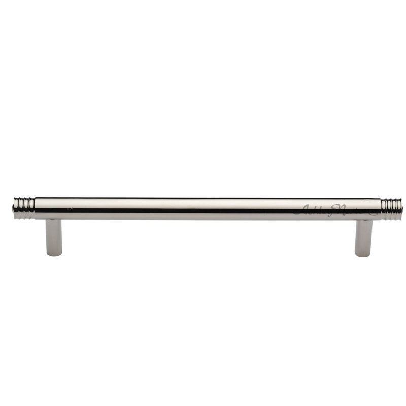 Poignée d'armoire Zurich Ridge, Nickel poli, 6"