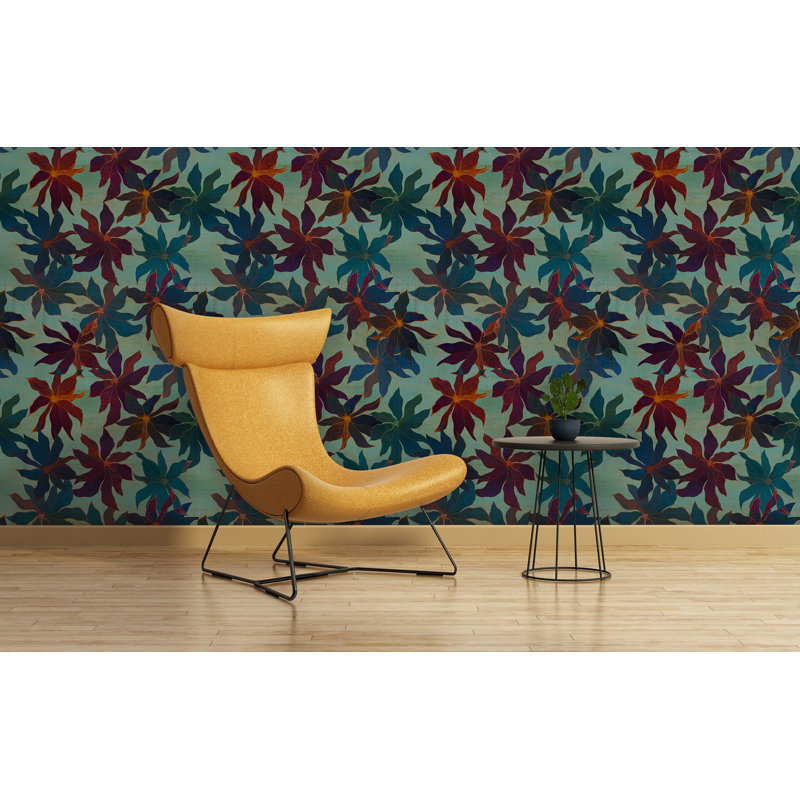 Floral Wallpaper Double Roll, Tropic