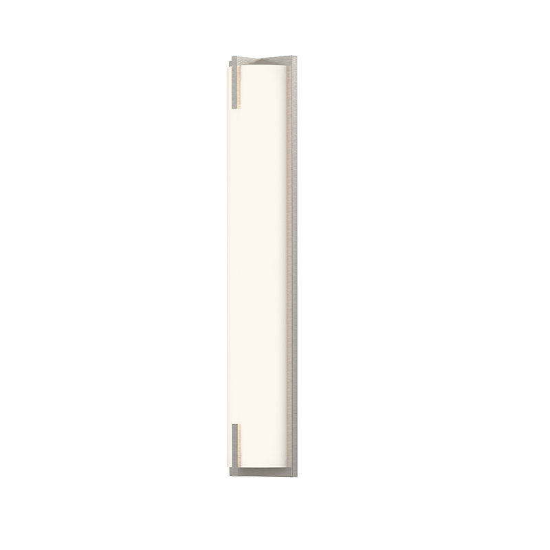 Satin Nickel Dimmable LED 24" Outdoor Bath Bar