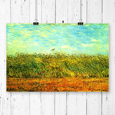 Vincent Van Gogh Wheat Field and a Lark - Frameless Print