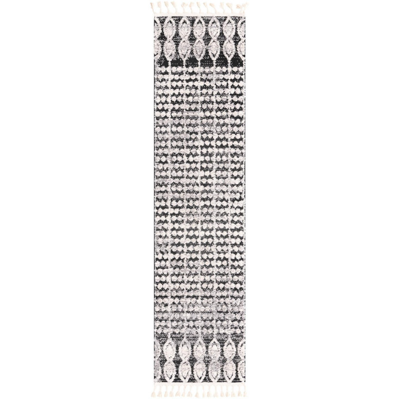 Brohdy Moroccan Indoor Rug, Runner 2' x 8'