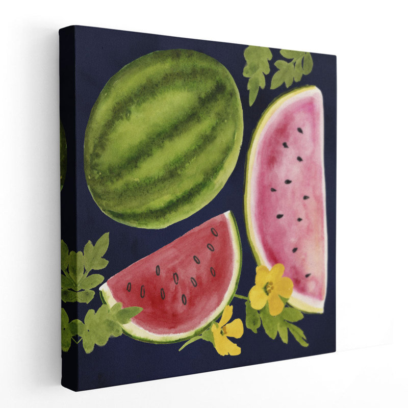 «Fresh Fruit II», reproduction d'art sur toile, H 12 po x l 12 po