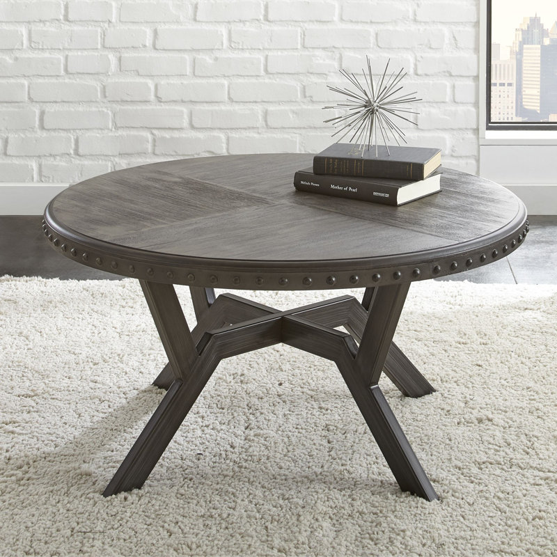 Alamo - Table basse ronde - Gris