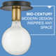 Josette Single Light Flush Mount