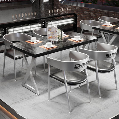 Karsyon Solid Wood Top Double Pedestal Dining Set