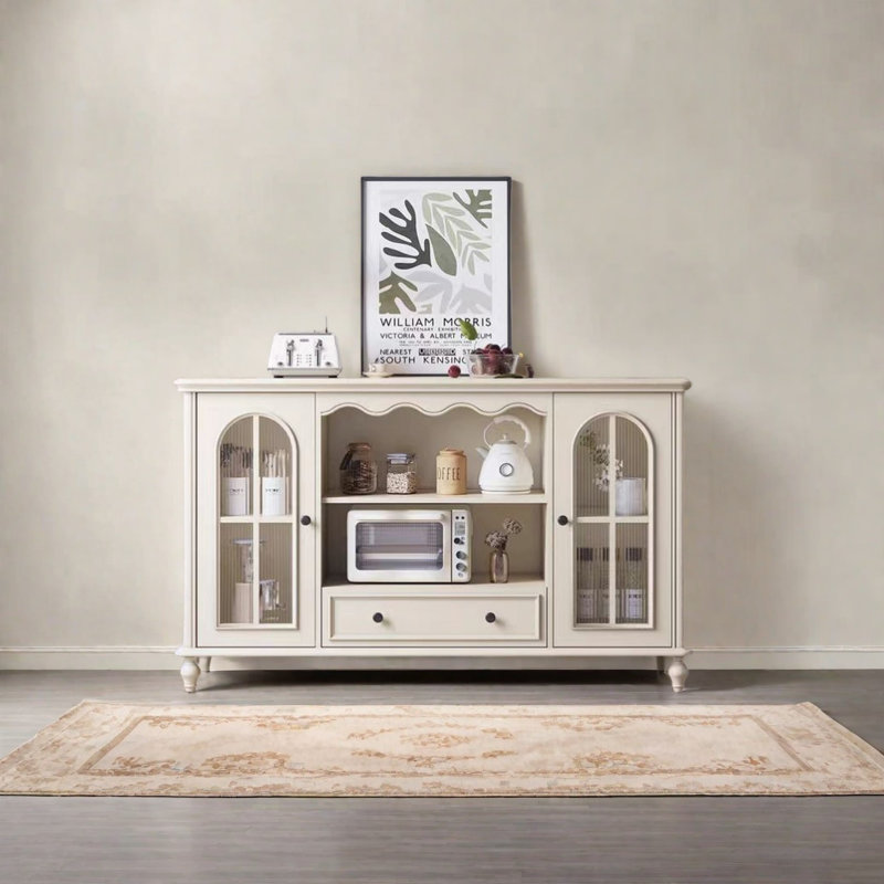 Armoire de rangement de style crème