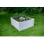 Jardin de compostage en vinyle blanc CLASSIC 4 x 4