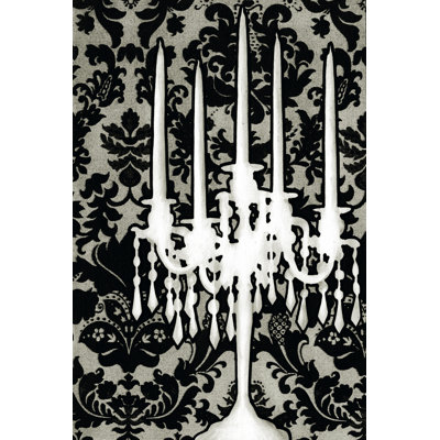 Patterned Candelabra I - Wrapped Canvas Painting