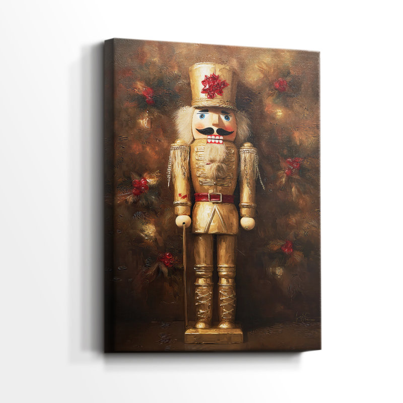 «Warm Lantern Hearth Carol», toile tendue avec châssis de qualité supérieure, H 12 po x l 8 po