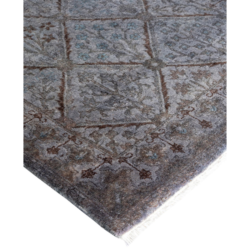 Overdyed One-of-a-Kind 2' 6" X 11' 10" Hand Knotted Area Rug