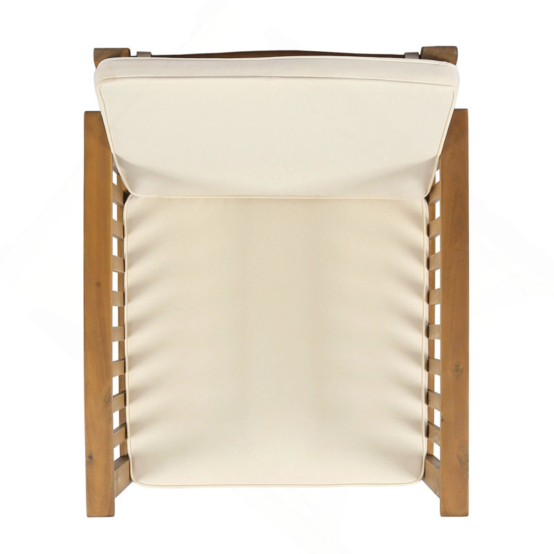 CHAISE CLUB ACACIA, Crème, crème