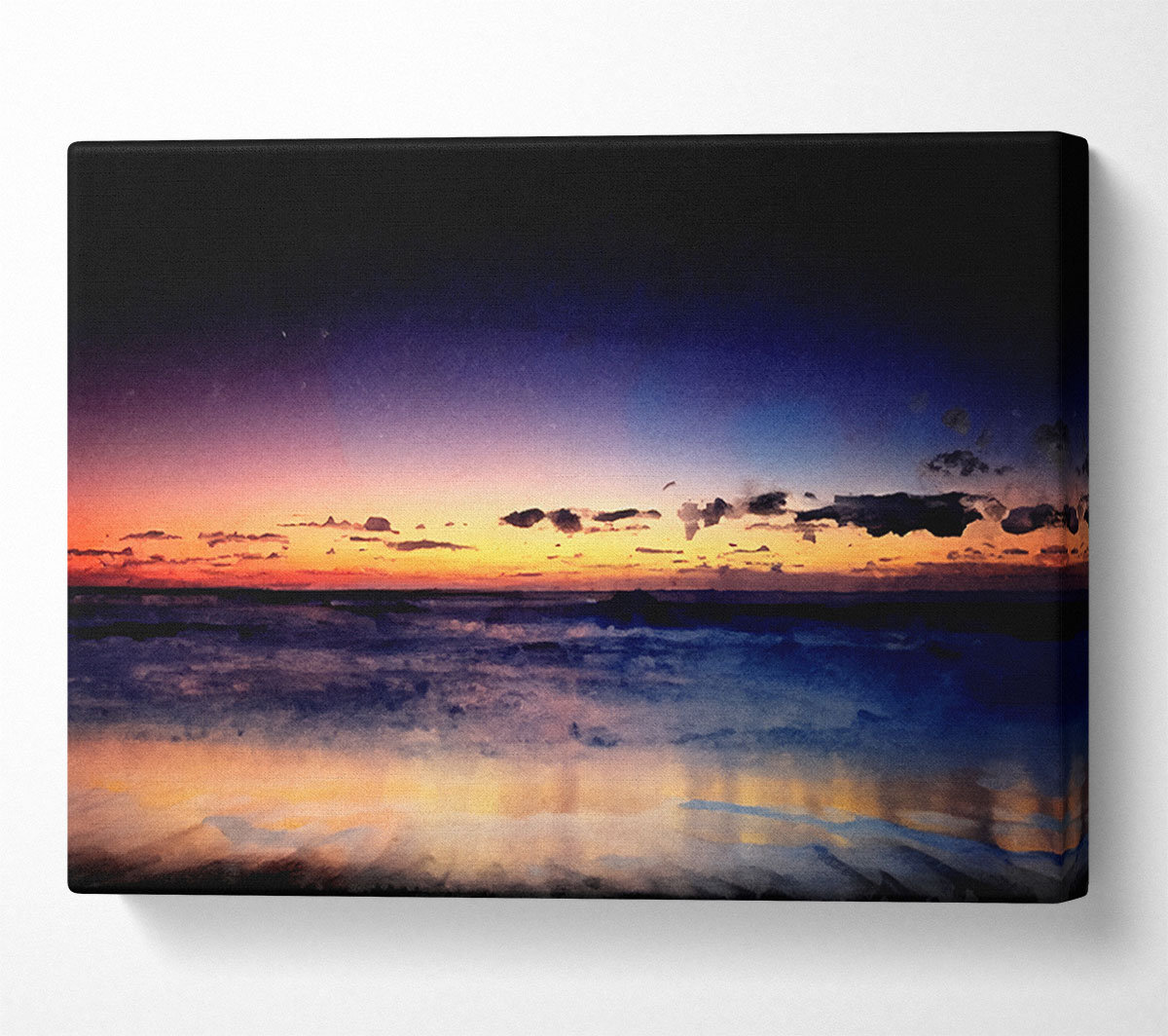 House of Hampton Ocean Beach at Twilight - Wrapped Canvas Art Prints ...