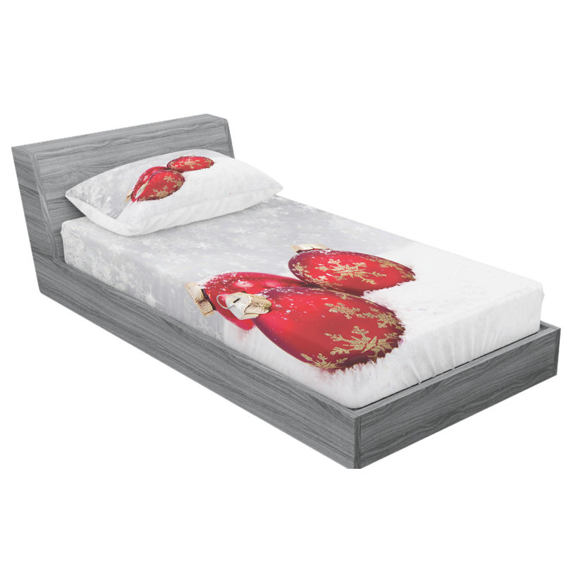Microfiber Sheet Set, Twin Sheet Set with Fitted Sheet