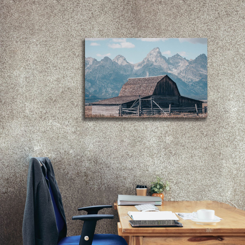 Art mural historique sur toile 2 "par Nathan Larson, H 26 po x l 40 po