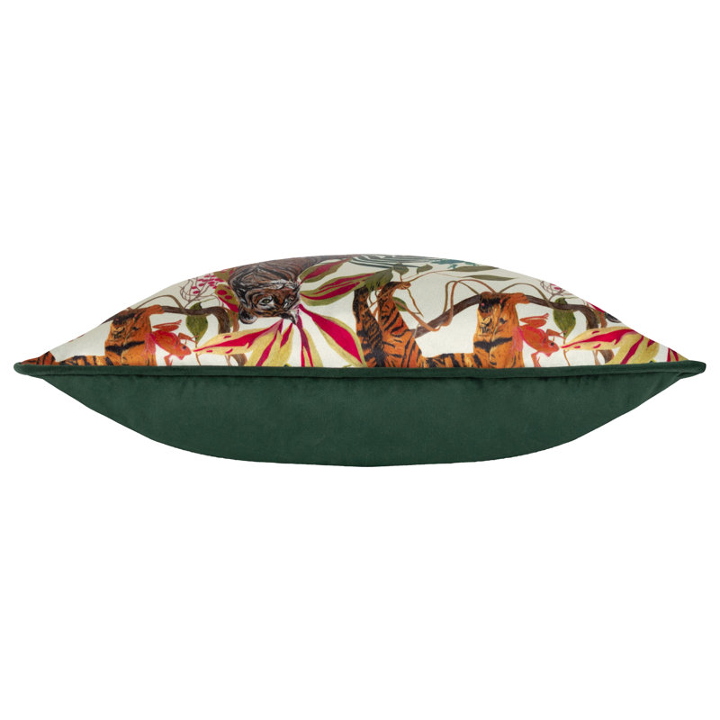 Square Cushion, Ivory, Polyester