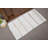 Handcrafted Vintage Turkish Door Mat with Neutral Pastel Stripes Perfect for Rustic Entryway Decor