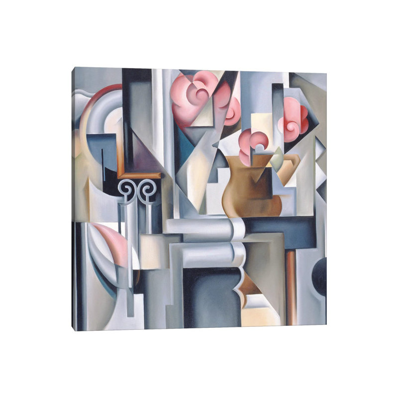 Still Life with Roses 1 Piece Wrapped Canvas Wall Art, 66.04 cm H x 66.04 cm W x 1.91 cm D