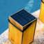 9" Solar Powered Integrated LED Outdoor Lantern Electric Candle