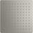 Honesty 8" Single-Function Wall or Ceiling-Mount Square Rainhead, Square Rain Showerhead 1.75 GPM-51285873