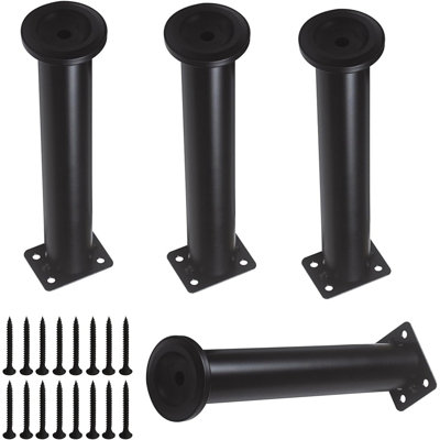 4 Pcs Furniture Legs, Metal Cabinet Legs,Adjustable Furniture Su...