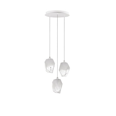 3 - Light White Cluster Pendant
