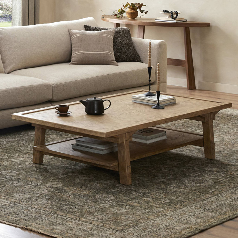 Table basse Keathley - Chêne clair vieilli