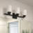 Oslo 3 - Light Dimmable LED Matte Black Vanity Light