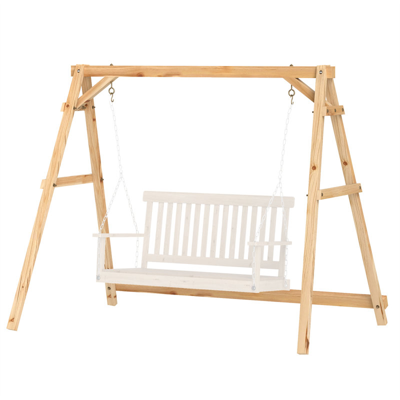 Support de balançoire de porche, structure robuste, support de chaise suspendue seulement, capacité de charge de 350 kg, pour jardin, terrasse, pelouse, aire de jeux