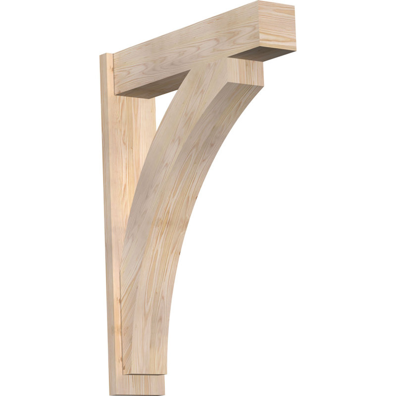 Bloc de bois rustique Thorton, Cèdre rouge de l'Ouest l 5 1/2 po (lisse), P 20 po x H 28 po