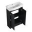Meuble-lavabo autoportant avec lavabo, portes à fermeture douce-29986833