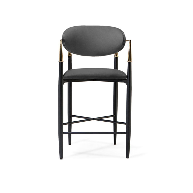 Tabouret Roubi, Gris foncé